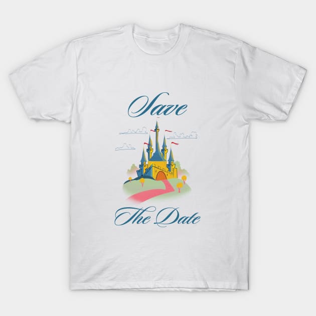 Save the Date Fairytail Castle T-Shirt by nickemporium1